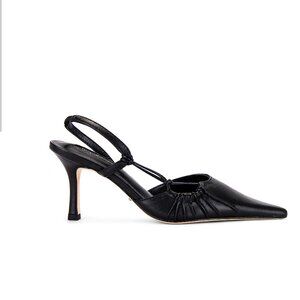Tony Bianco Sakai Slingback Pump Size 6.5 in Black Nappa